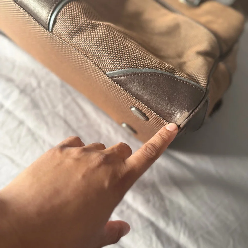 Tumi Brown and Black Men's Briefcase
